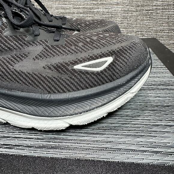 Hoka One One Clifton 9 Black White 1127896 BWHT Running Shoes - Women's 9 - Picture 8 of 16